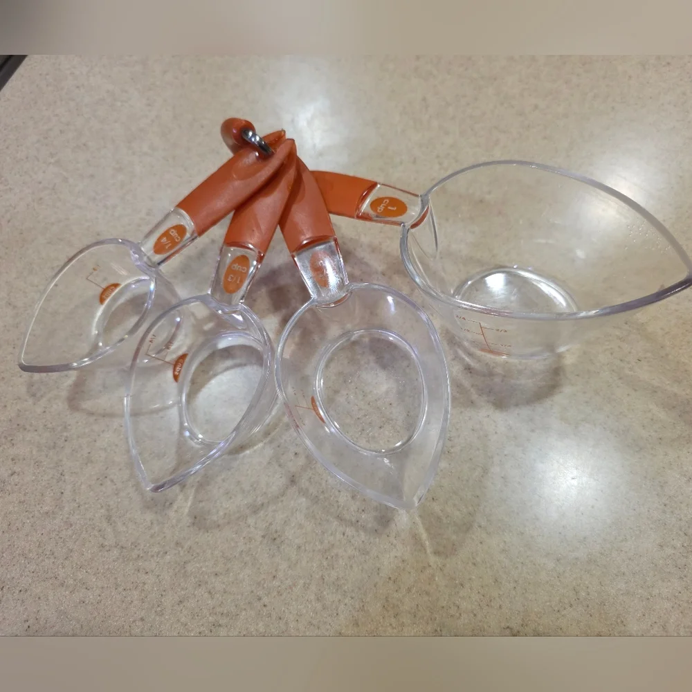 Wilton MEASURING SPOONS Scoop It Cups 4 Piece Set - Picture 2 of 4